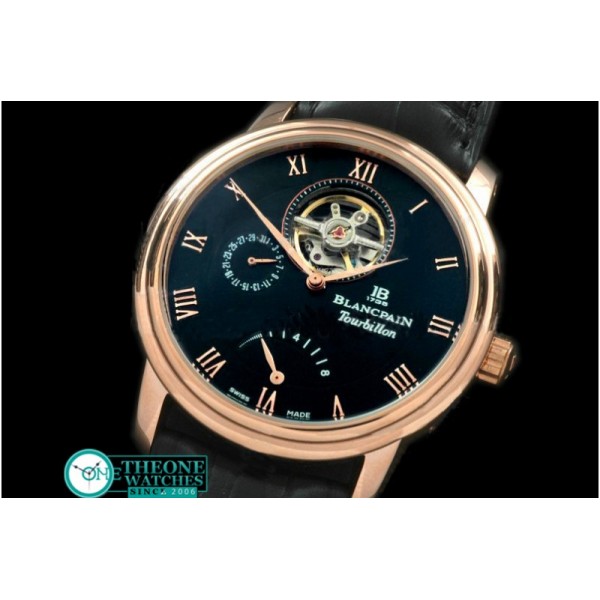 Blancpain - Villaret Tourbillon RG/LE Black Asian 2813