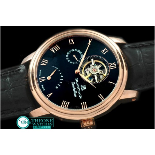 Blancpain - Villaret Tourbillon RG/LE Black Asian 2813