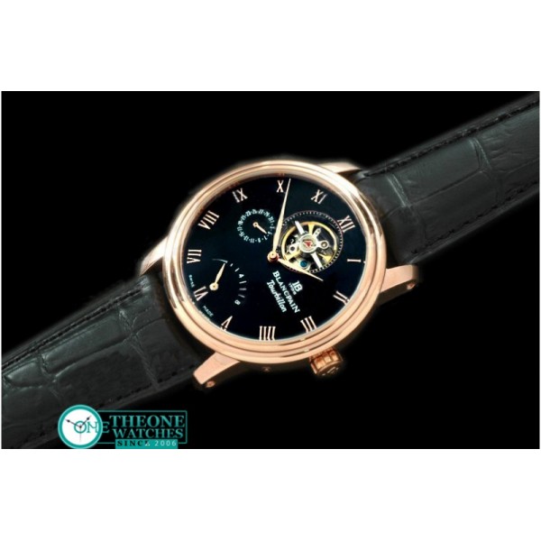 Blancpain - Villaret Tourbillon RG/LE Black Asian 2813