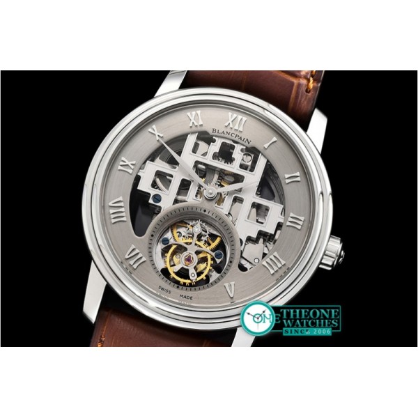 Blancpain - Fantasy Tourbillon Skeletonal SS/LE Grey Asia HW Tourbillon