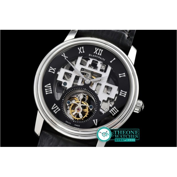 Blancpain - Fantasy Tourbillon Skeletonal SS/LE Blk Asia HW Tourbillon