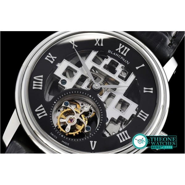 Blancpain - Fantasy Tourbillon Skeletonal SS/LE Blk Asia HW Tourbillon