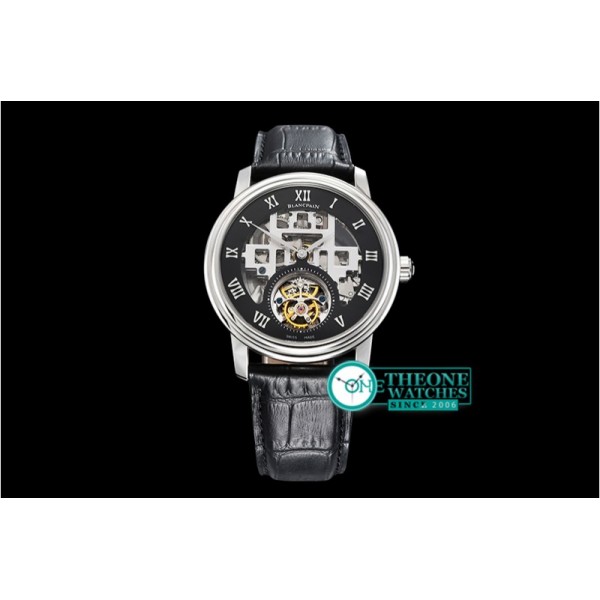 Blancpain - Fantasy Tourbillon Skeletonal SS/LE Blk Asia HW Tourbillon