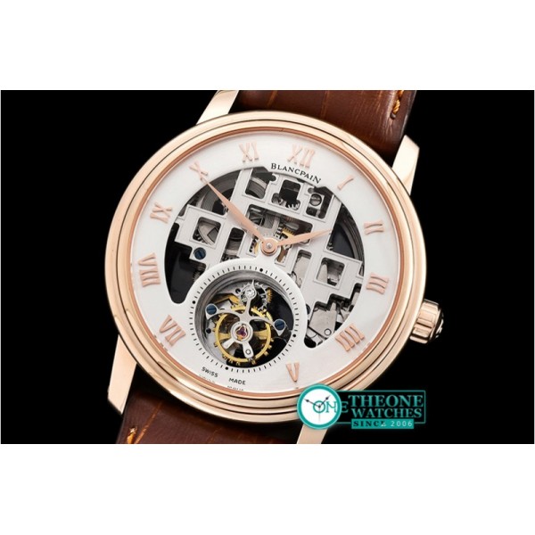 Blancpain - Fantasy Tourbillon Skeletonal RG/LE Wht Asia HW Tourbillon