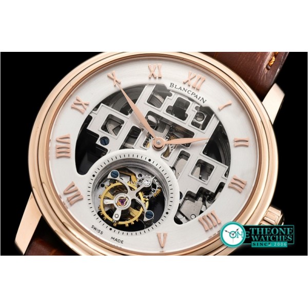 Blancpain - Fantasy Tourbillon Skeletonal RG/LE Wht Asia HW Tourbillon