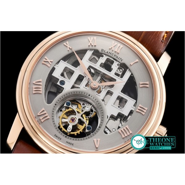 Blancpain - Fantasy Tourbillon Skeletonal RG/LE Grey Asia HW Tourbillon