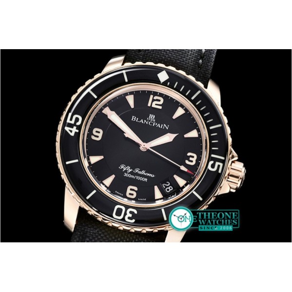 Blancpain - Blancpain Fifty Fathoms RG/NY Black ZF Asia 2836