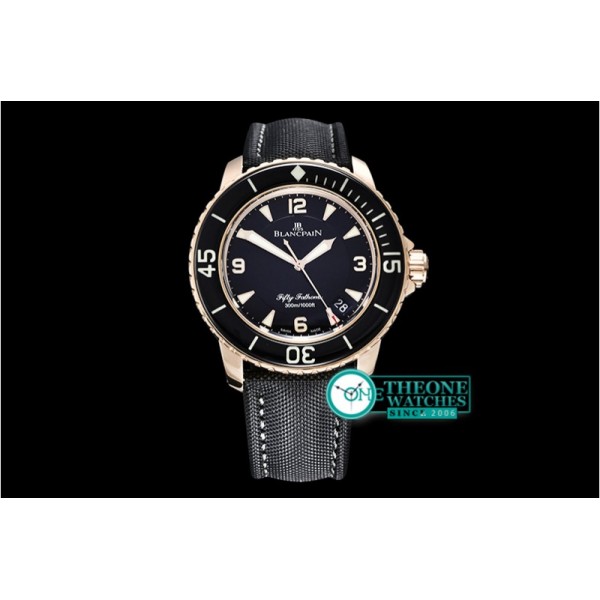 Blancpain - Blancpain Fifty Fathoms RG/NY Black ZF Asia 2836