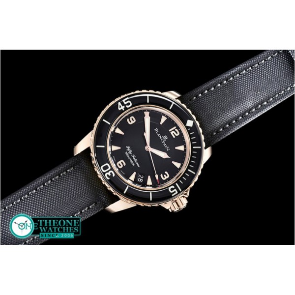 Blancpain - Blancpain Fifty Fathoms RG/NY Black ZF Asia 2836