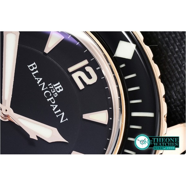 Blancpain - Blancpain Fifty Fathoms RG/NY Black ZF Asia 2836