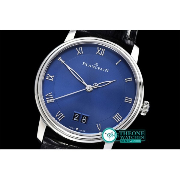 Blancpain - Blancpain Villeret Grande Date SS/LE Blue Num MY9015