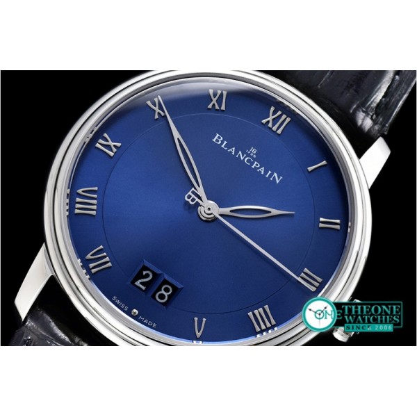 Blancpain - Blancpain Villeret Grande Date SS/LE Blue Num MY9015