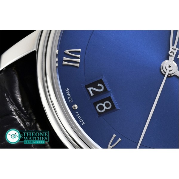 Blancpain - Blancpain Villeret Grande Date SS/LE Blue Num MY9015