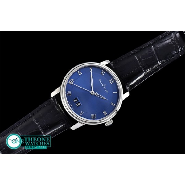 Blancpain - Blancpain Villeret Grande Date SS/LE Blue Num MY9015