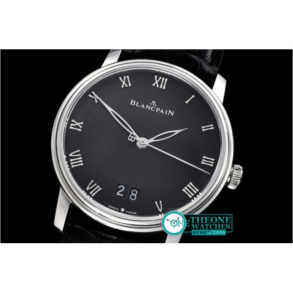 Blancpain - Blancpain Villeret Grande Date SS/LE Black Num MY9015