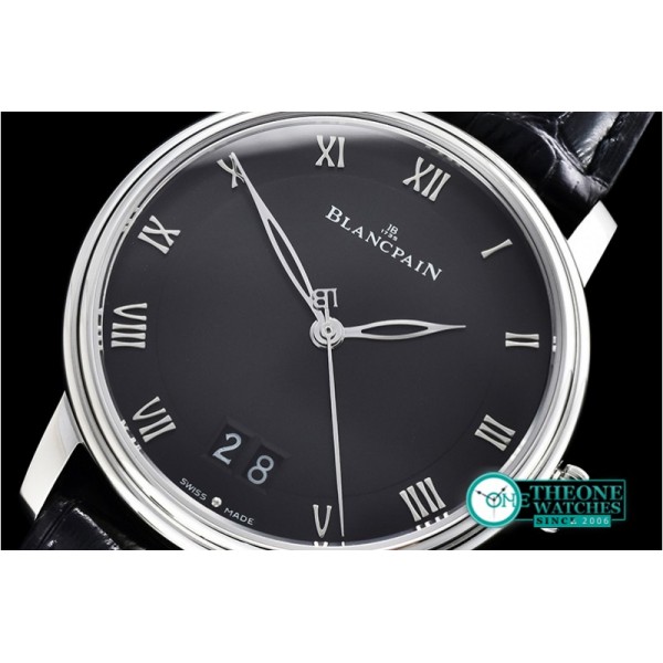 Blancpain - Blancpain Villeret Grande Date SS/LE Black Num MY9015