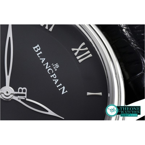Blancpain - Blancpain Villeret Grande Date SS/LE Black Num MY9015
