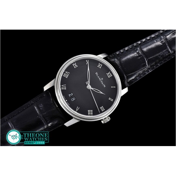 Blancpain - Blancpain Villeret Grande Date SS/LE Black Num MY9015