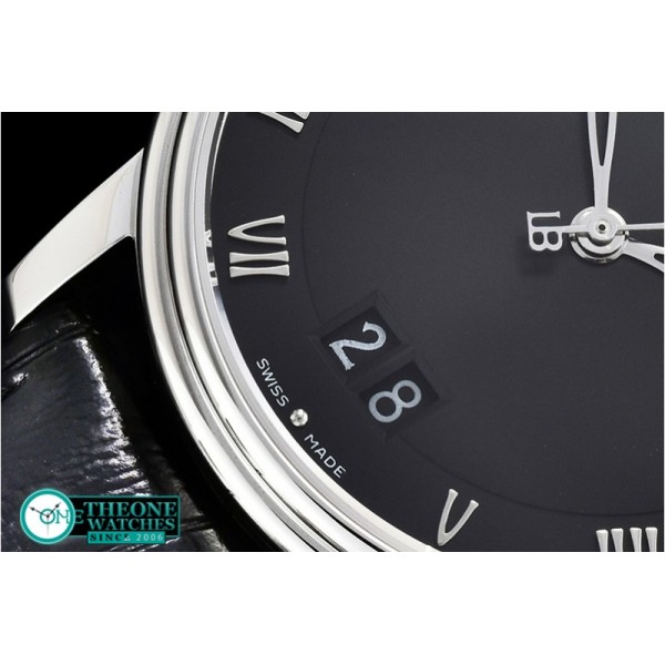 Blancpain - Blancpain Villeret Grande Date SS/LE Black Num MY9015