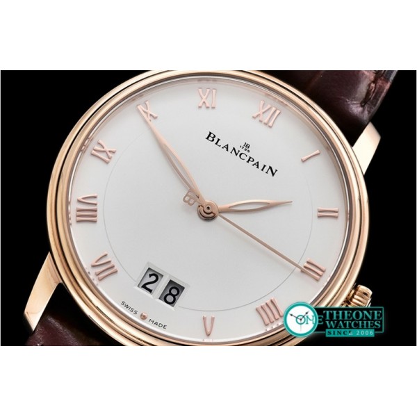 Blancpain - Blancpain Villeret Grande Date RG/LE White Num MY9015