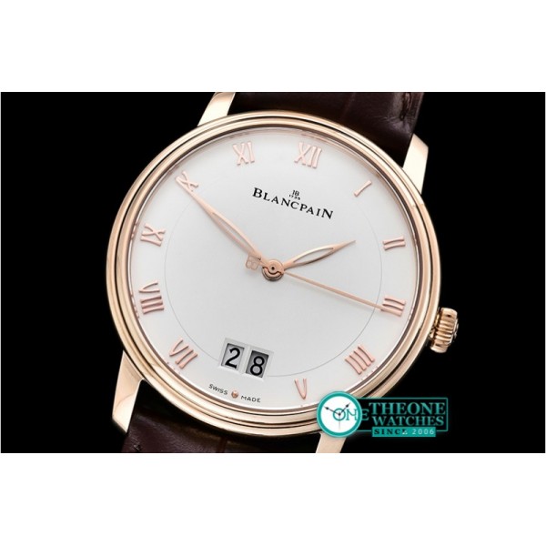 Blancpain - Blancpain Villeret Grande Date RG/LE White Num MY9015