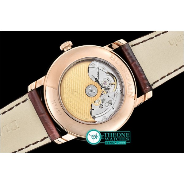 Blancpain - Blancpain Villeret Grande Date RG/LE White Num MY9015