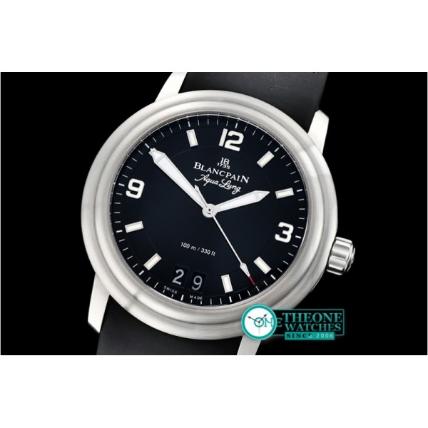 Blancpain - Leman Grande Date Aqua Lung SS/LE Black Asia 2824 Mod