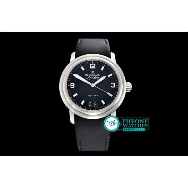 Blancpain - Leman Grande Date Aqua Lung SS/LE Black Asia 2824 Mod