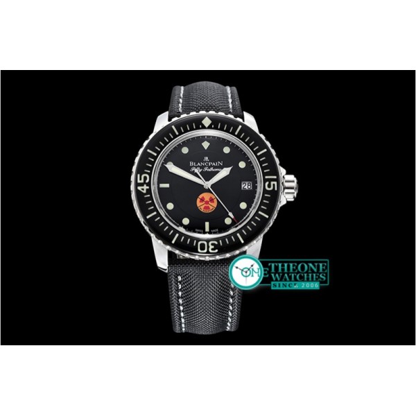 Blancpain - Blancpain Fifty Fathoms No Radiation SS/NY Blk ZF A2836