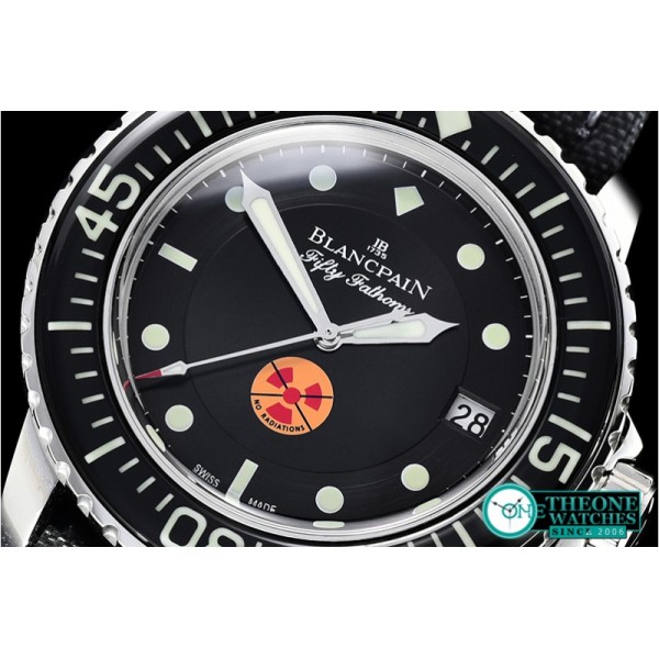 Blancpain - Blancpain Fifty Fathoms No Radiation SS/NY Blk ZF A2836