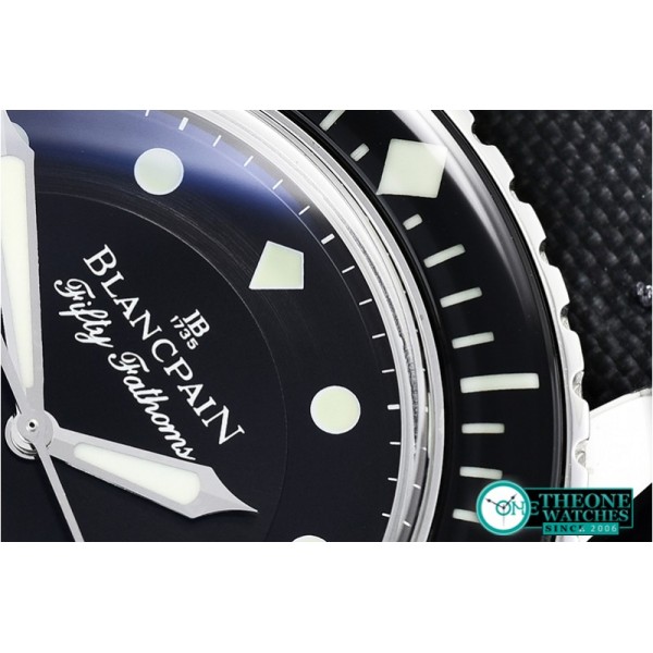 Blancpain - Blancpain Fifty Fathoms No Radiation SS/NY Blk ZF A2836