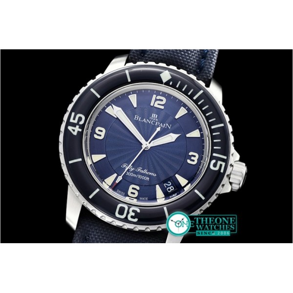 Blancpain - Blancpain Fifty Fathoms Blue SS/NY Blue ZF A2836
