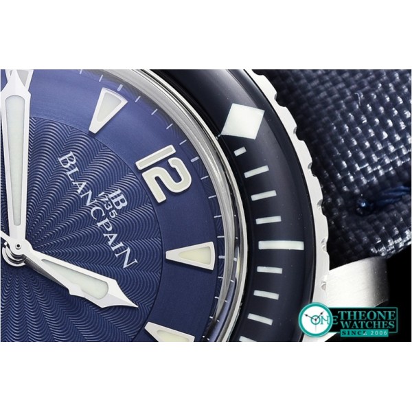 Blancpain - Blancpain Fifty Fathoms Blue SS/NY Blue ZF A2836