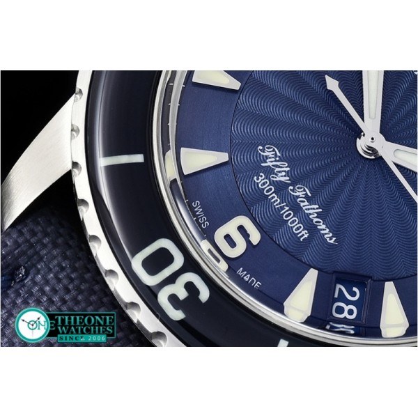 Blancpain - Blancpain Fifty Fathoms Blue SS/NY Blue ZF A2836