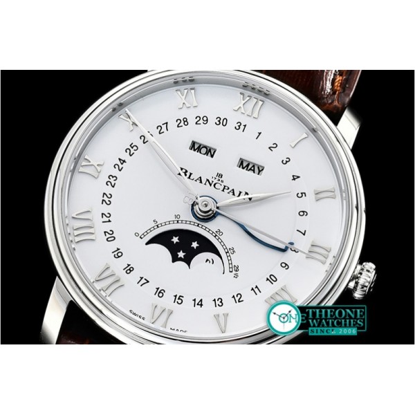 Blancpain - Villeret Complications SS/LE White OMF Miyota 9015 Mod