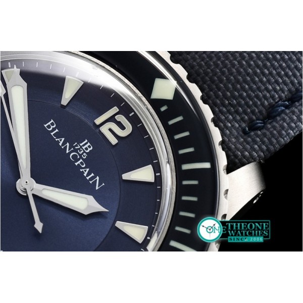 Blancpain - Blancpain Fifty Fathoms Blue Titanium TI/NY Blue ZF A2836