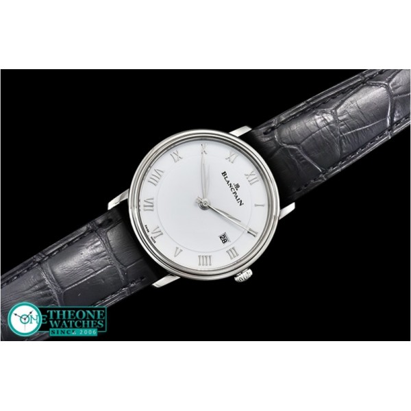 Blancpain - Villeret Ref.6651 SS/LE White/Roman ZF Miyota 9015 Mod