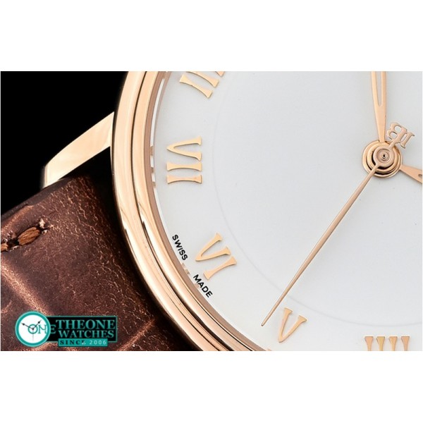 Blancpain - Villeret Ref.6651 RG/LE White/Roman ZF Miyota 9015 Mod