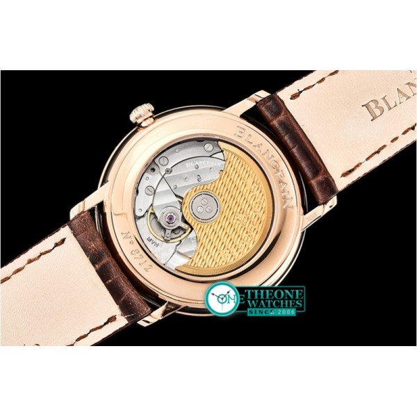 Blancpain - Villeret Ref.6651 RG/LE White/Roman ZF Miyota 9015 Mod