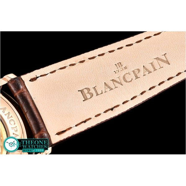 Blancpain - Villeret Ref.6651 RG/LE White/Roman ZF Miyota 9015 Mod