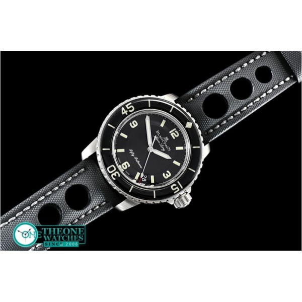 Blancpain - Blancpain Fifty Fathoms Black SS/NY Blk ZF Asia 23J