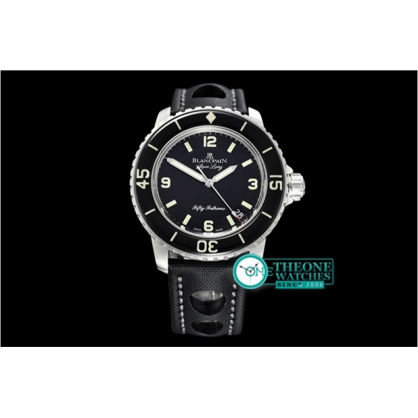 Blancpain - Blancpain Fifty Fathoms Black SS/NY Blk ZF Asia 23J