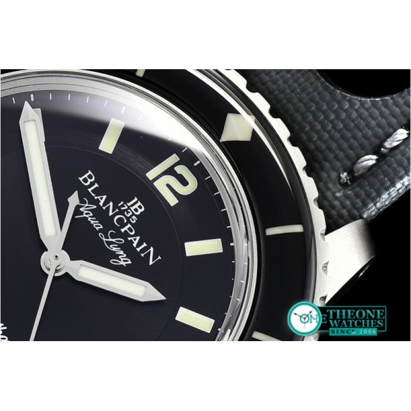 Blancpain - Blancpain Fifty Fathoms Black SS/NY Blk ZF Asia 23J