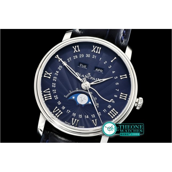 Blancpain - Villeret Complications SS/LE Blue OMF V2 Miyota 9015