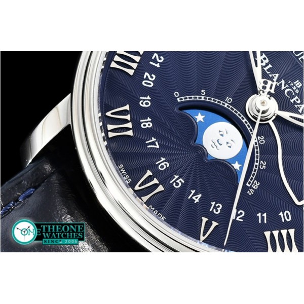 Blancpain - Villeret Complications SS/LE Blue OMF V2 Miyota 9015