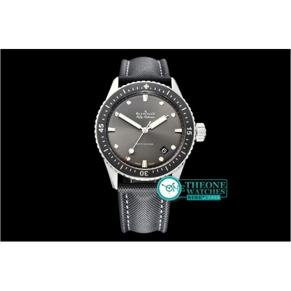 Blancpain - Fifty Fathoms Bathyscaphe SS/NY Grey ZF Asia 23J