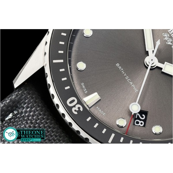 Blancpain - Fifty Fathoms Bathyscaphe SS/NY Grey ZF Asia 23J