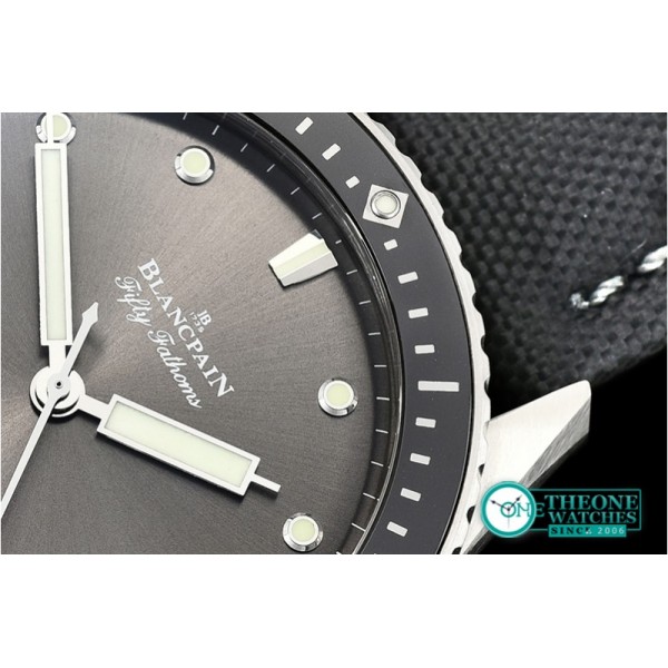 Blancpain - Fifty Fathoms Bathyscaphe SS/NY Grey ZF Asia 23J