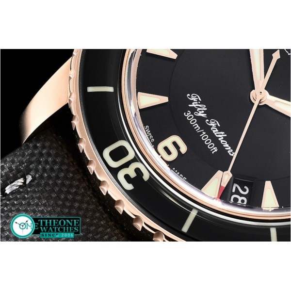 Blancpain - Blancpain Fifty Fathoms RG/NY Black ZF V2 Asia 2836