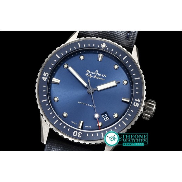 Blancpain - Fifty Fathoms Bathyscaphe TI/NY Blue ZF Asia 23J